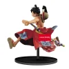 One Piece - Monkey D. Ruffy Figur / Record Collection: Banpresto
