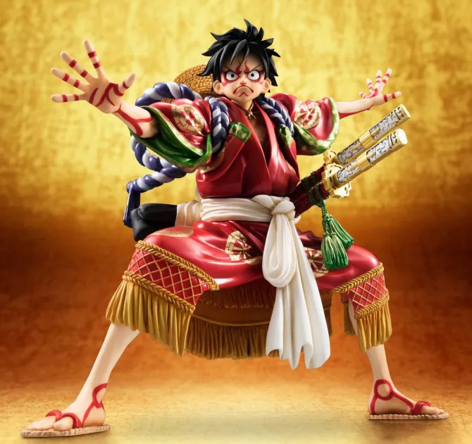 One Piece - Monkey D. Ruffy Statue - Excellent Model P.O.P / Kabuki Edition: MegaHouse