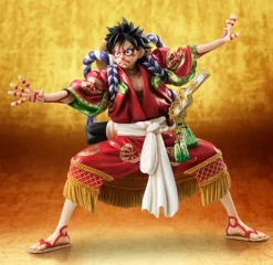 One Piece - Monkey D. Ruffy Statue - Excellent Model P.O.P / Kabuki Edition: MegaHouse