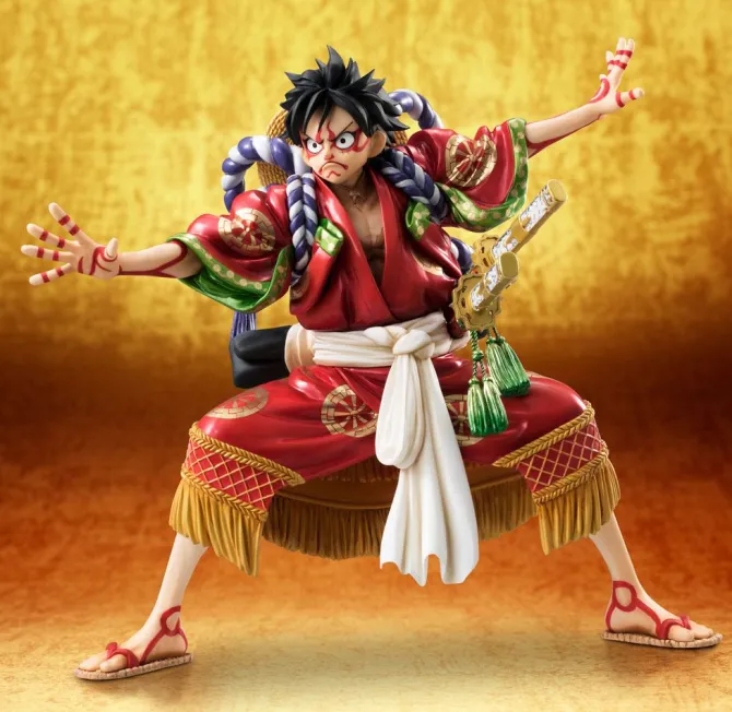 One Piece - Monkey D. Ruffy Statue - Excellent Model P.O.P / Kabuki Edition: MegaHouse