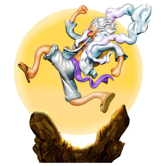 One Piece - Petitrama DX Mini-Statuen / Logbox Re Birth Gear Fifth Special Set: MegaHouse