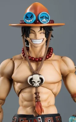 One Piece - Portgas D. Ace Actionfigur - P.O.P x V.A.H DX: MegaHouse