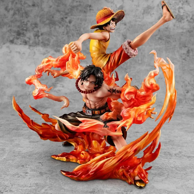 One Piece - Portgas D. Ace & Monkey D. Luffy Statue / Neo-Maximum - Bond between brothers 20th Limit