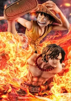 One Piece - Portgas D. Ace & Monkey D. Luffy Statue / Neo-Maximum - Bond between brothers 20th Limit