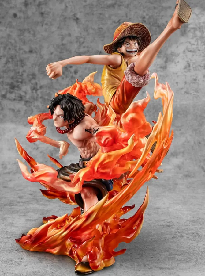 One Piece - Portgas D. Ace & Monkey D. Luffy Statue / Neo-Maximum - Bond between brothers 20th Limit