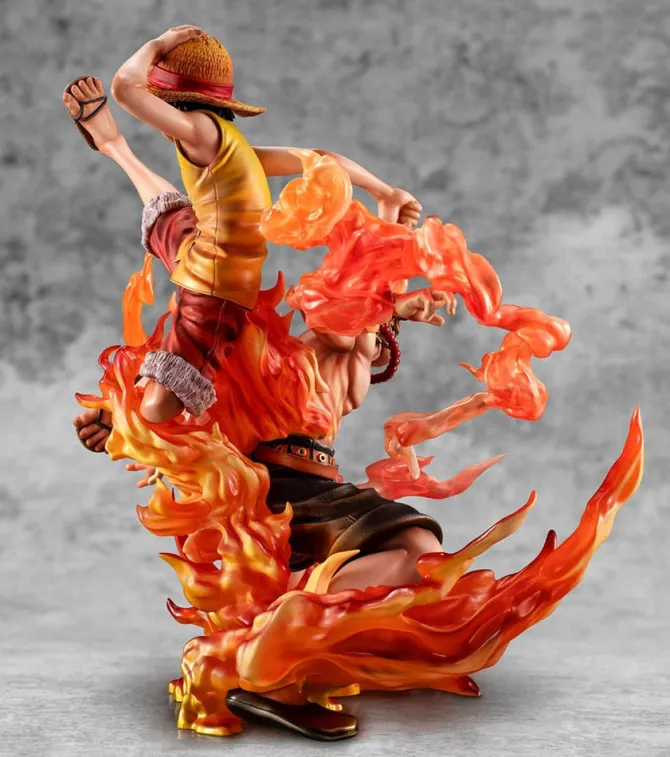 One Piece - Portgas D. Ace & Monkey D. Luffy Statue / Neo-Maximum - Bond between brothers 20th Limit