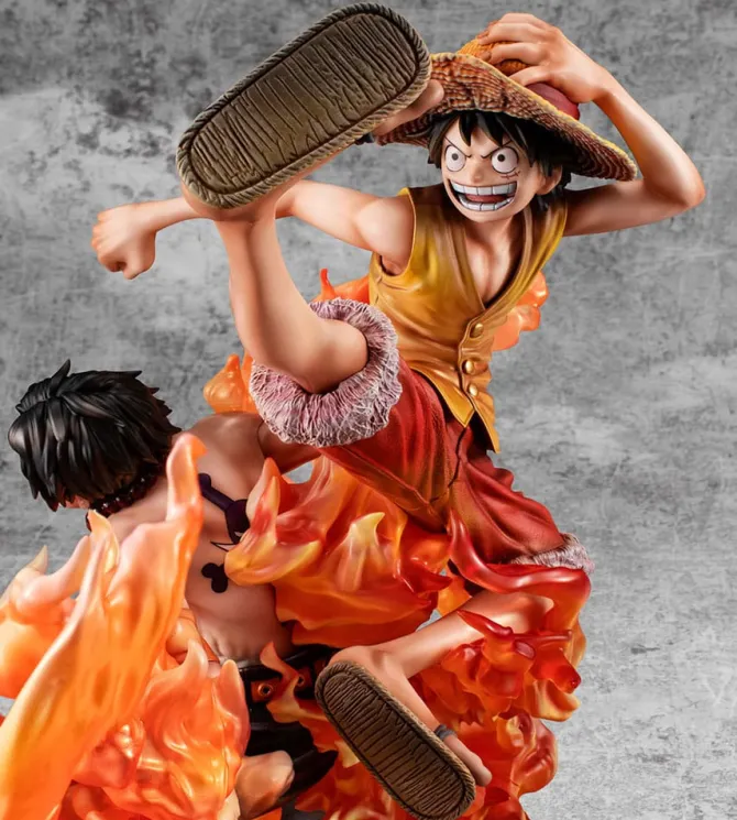 One Piece - Portgas D. Ace & Monkey D. Luffy Statue / Neo-Maximum - Bond between brothers 20th Limit