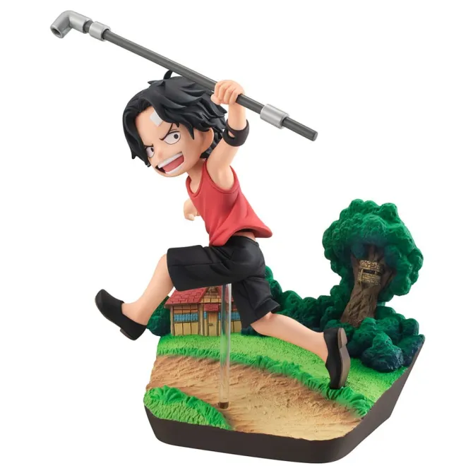 One Piece - Portgas D. Ace Statue / Run! Run! Run! G.E.M. Serie: MegaHouse