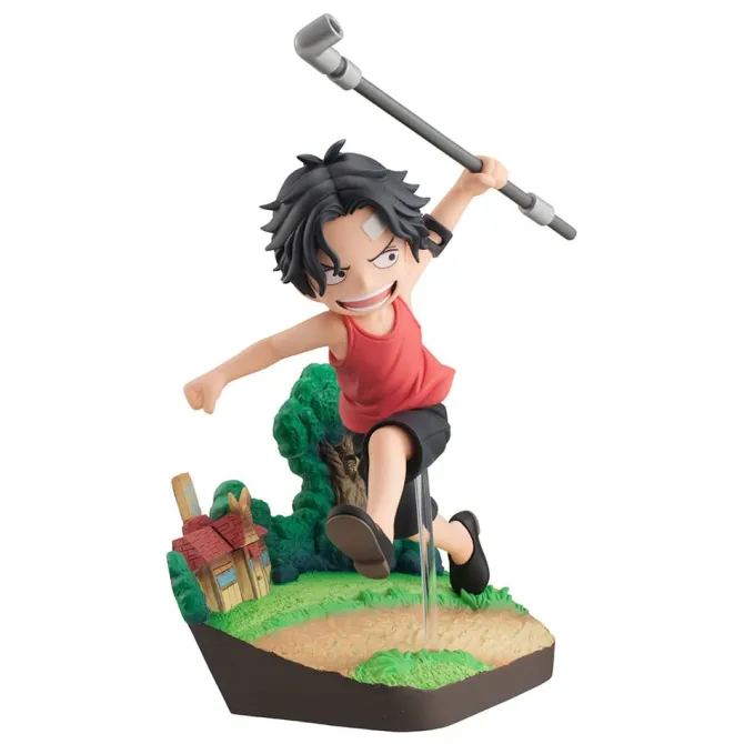 One Piece - Portgas D. Ace Statue / Run! Run! Run! G.E.M. Serie: MegaHouse