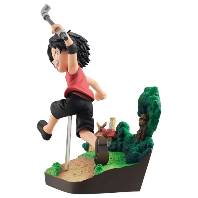 One Piece - Portgas D. Ace Statue / Run! Run! Run! G.E.M. Serie: MegaHouse