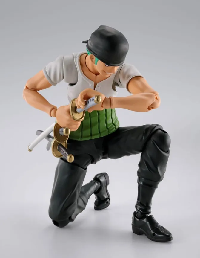 One Piece - Roronoa Zoro Actionfigur / S.H. Figuarts - Romance Dawn Ver.: Bandai Tamashii Nations