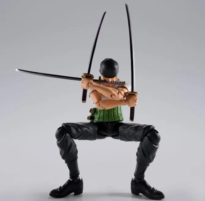 One Piece - Roronoa Zoro Actionfigur / S.H. Figuarts - Romance Dawn Ver.: Bandai Tamashii Nations