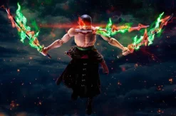 One Piece - Roronoa Zoro Actionfigur / S.H.Figuarts - The King of Hell: Tamashii Nations