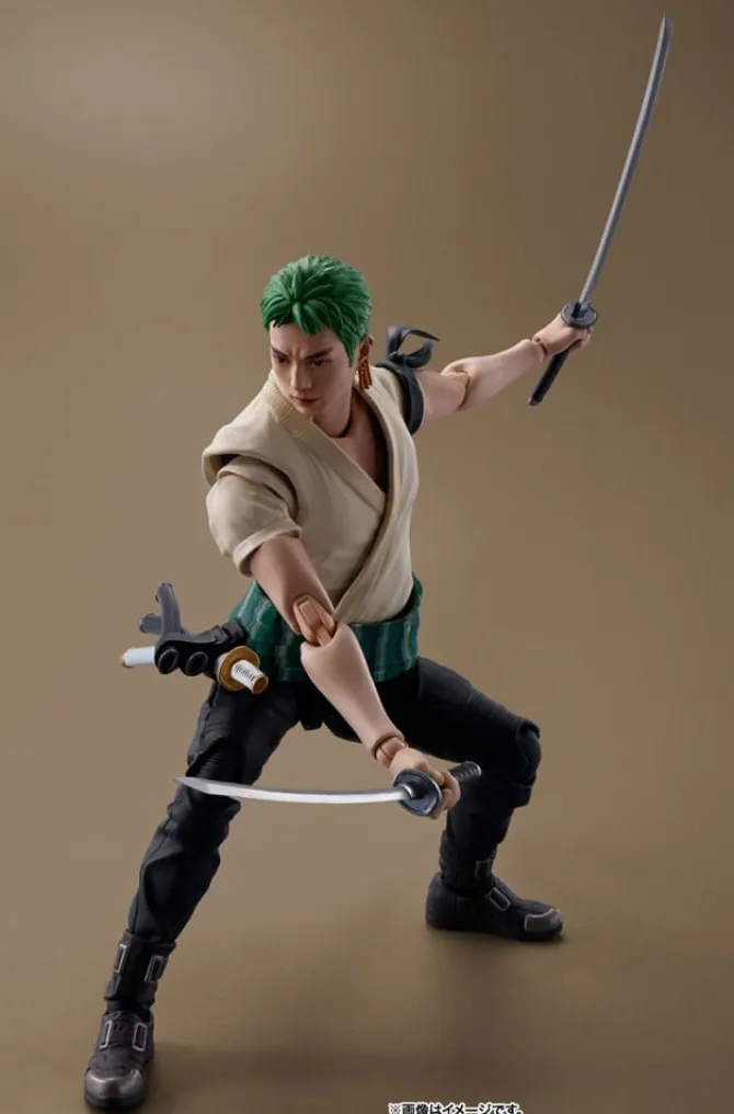 One Piece - Roronoa Zoro Actionfigur / S.H.Figuarts (Netflix Adaption): Tamashii Nations