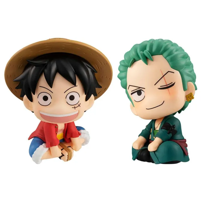 One Piece - Ruffy & Zorro Statue / Look Up Limited Version: MegaHouse