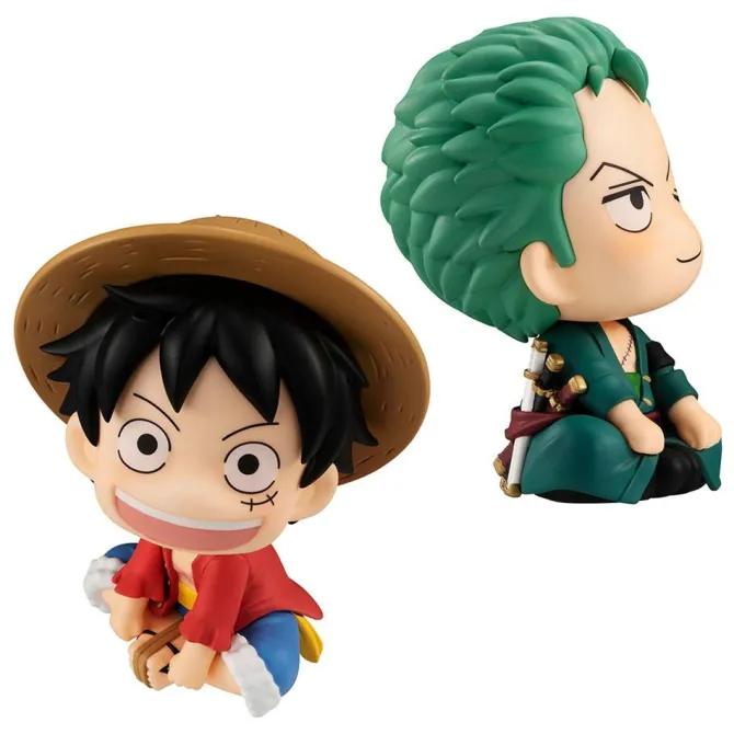One Piece - Ruffy & Zorro Statue / Look Up Limited Version: MegaHouse