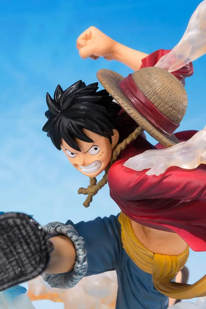 One Piece - Ruffy Figur - FiguartsZERO / Gum Gum Hawk Whip Ver.: Bandai