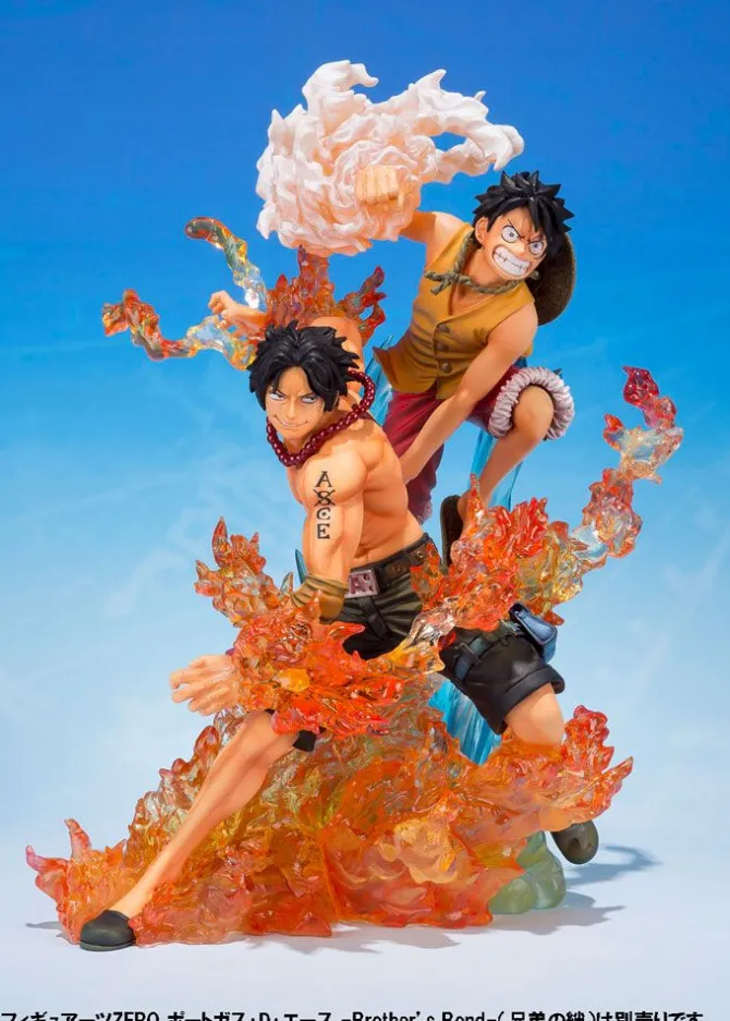One Piece - Ruffy Figur - FiguartsZERO / Brother's Bond Version: Bandai