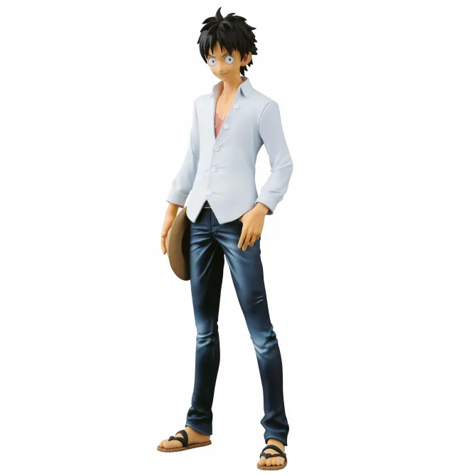 One Piece - Ruffy Figur - Jeans Freak / The Last World: Banpresto