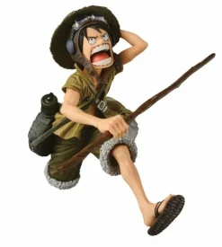 One Piece - Ruffy Figur - Scultures Big Zoukeio / Army Color: Banpresto
