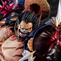 One Piece - Ruffy Statue / SA-Maximum - Gear 4 Bounce Man Ver.2 [BESCHÄDIGTE VERP.]: MegaHouse