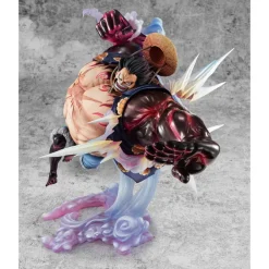 One Piece - Ruffy Statue / SA-Maximum - Gear 4 Bounce Man Ver.2 [BESCHÄDIGTE VERP.]: MegaHouse