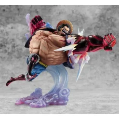 One Piece - Ruffy Statue / SA-Maximum - Gear 4 Bounce Man Ver.2 [BESCHÄDIGTE VERP.]: MegaHouse