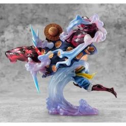 One Piece - Ruffy Statue / SA-Maximum - Gear 4 Bounce Man Ver.2 [BESCHÄDIGTE VERP.]: MegaHouse