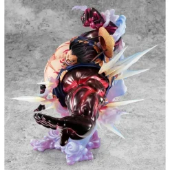 One Piece - Ruffy Statue / SA-Maximum - Gear 4 Bounce Man Ver.2 [BESCHÄDIGTE VERP.]: MegaHouse