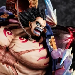 One Piece - Ruffy Statue / SA-Maximum - Gear 4 Bounce Man Ver.2 [BESCHÄDIGTE VERP.]: MegaHouse