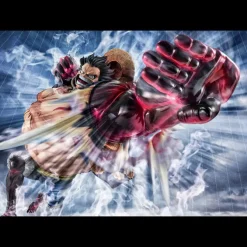 One Piece - Ruffy Statue / SA-Maximum - Gear 4 Bounce Man Ver.2 [BESCHÄDIGTE VERP.]: MegaHouse