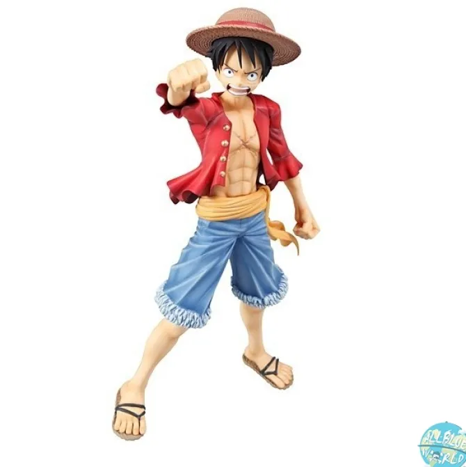 One Piece - Ruffy Statue - Excellent Model P.O.P Sailing Again Ver. II: MegaHouse