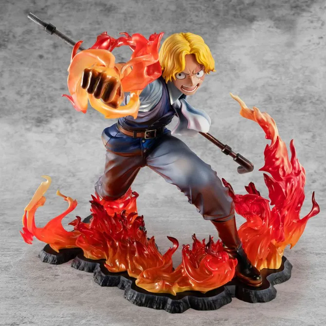 One Piece - Sabo Statue / P.O.P - Fire Fist Inheritance Limited Edition: MegaHouse