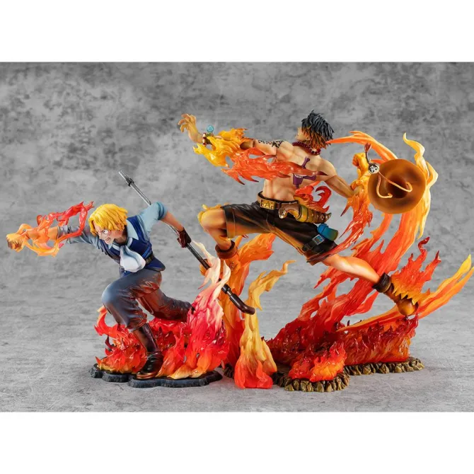 One Piece - Sabo Statue / P.O.P - Fire Fist Inheritance Limited Edition: MegaHouse