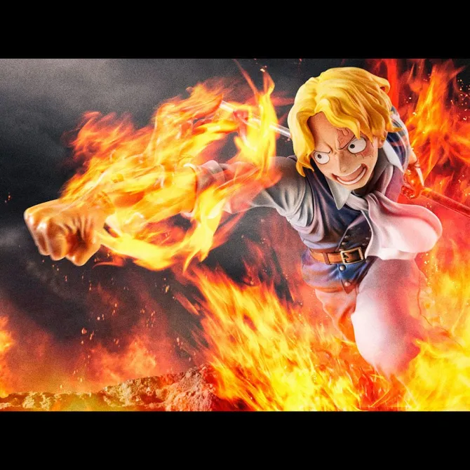 One Piece - Sabo Statue / P.O.P - Fire Fist Inheritance Limited Edition: MegaHouse