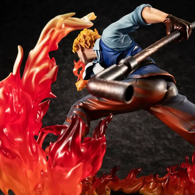 One Piece - Sabo Statue / P.O.P - Fire Fist Inheritance Limited Edition: MegaHouse