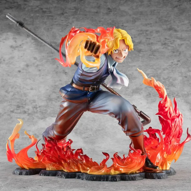 One Piece - Sabo Statue / P.O.P - Fire Fist Inheritance Limited Edition: MegaHouse