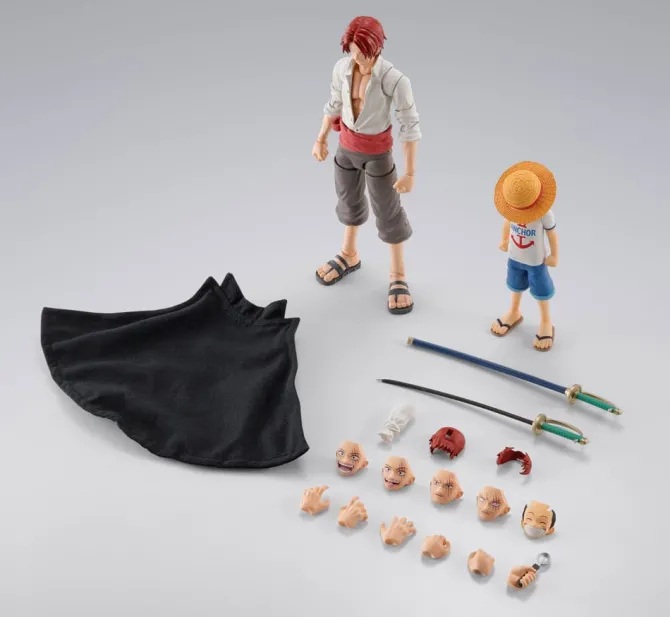 One Piece - Shanks & Monkey D. Luffy Actionfigur / S.H.Figuarts - Childhood Ver.: Tamashii Nations