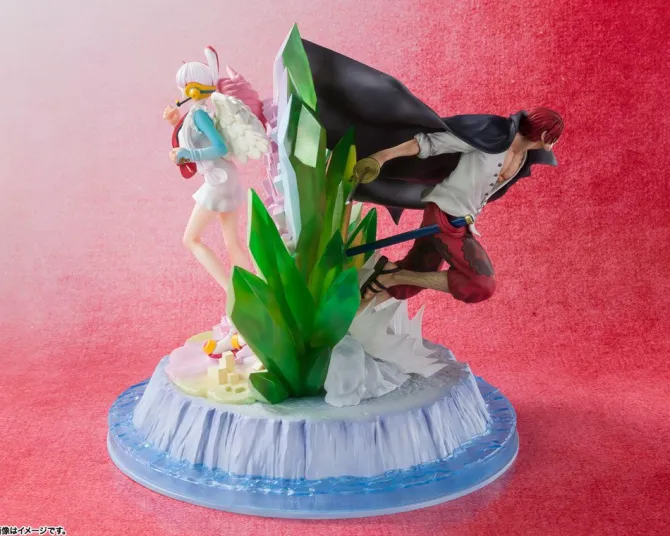 One Piece - Shanks & Uta Figur / Film: Red - Extra Battle: Tamashii Nations