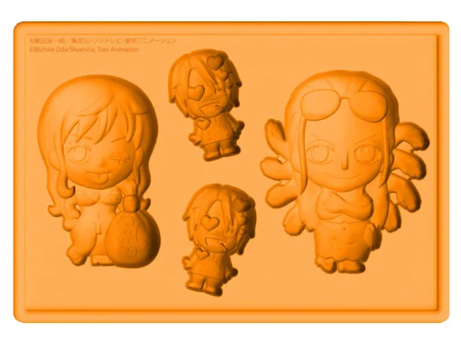One Piece - Silikon-Form Nami, Robin & Sanji: Kotobukiya