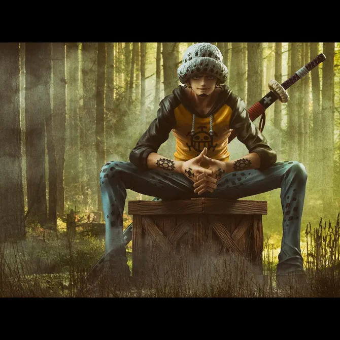 One Piece - Trafalgar Law Statue / P.O.P Playback Memories: MegaHouse