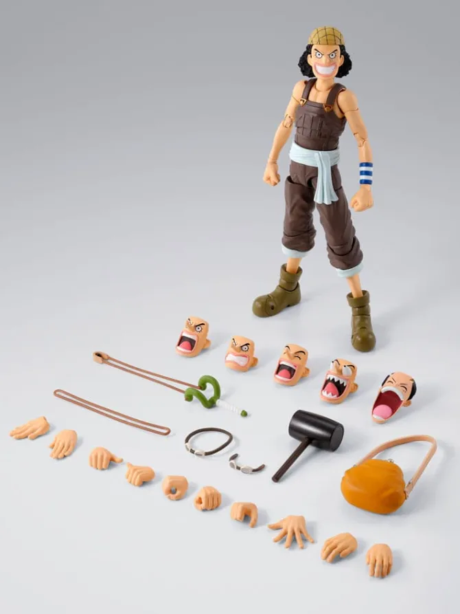 One Piece - Usopp Actionfigur / S.H.Figuarts - Romance Dawn Version: Tamashii Nations