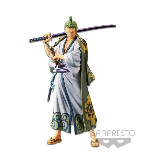 One Piece - Zorro Figur / DXF - Grandline Men Wanokuni - Version II: Banpresto