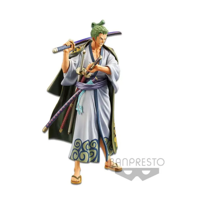 One Piece - Zorro Figur / DXF - Grandline Men Wanokuni - Version II: Banpresto