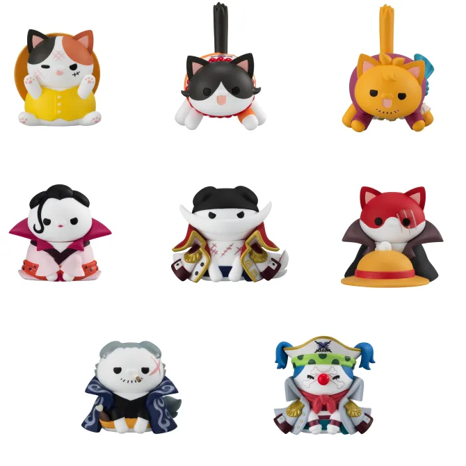 One Piece Mega Cat - NyanPieceNyan! / Luffy & Paramount War of Marineford Ver. Sortiment (8): Megah