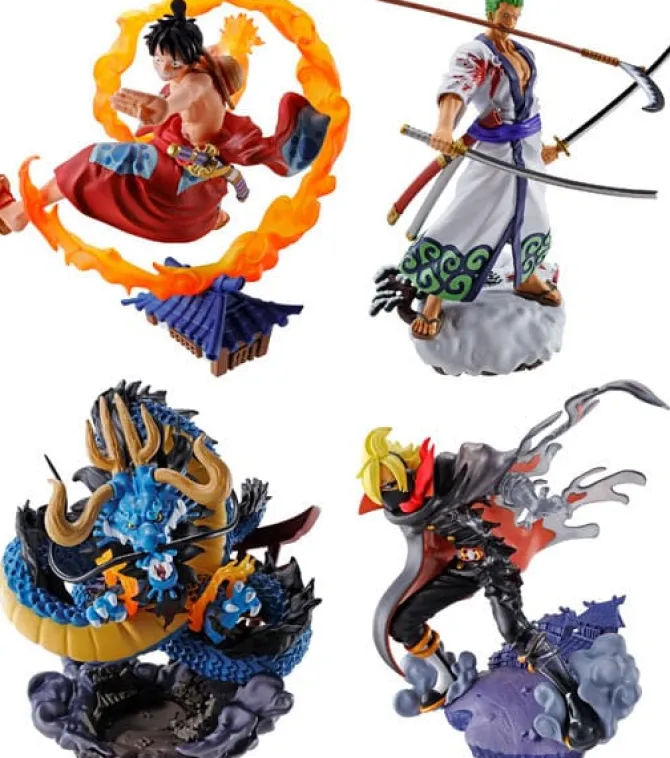 One Piece Petitrama - Logbox Re Birth Wano Kuni Statue / Vol. 1 Set: Megahouse