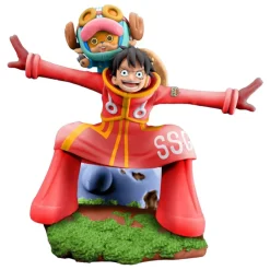 One Piece Petitrama - Logbox Re Birth Egghead Statue: Megahouse