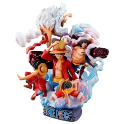 One Piece Petitrama DX - Mini-Statue Dracap Re Birth Luffy Special Vol. 02 : MegaHouse