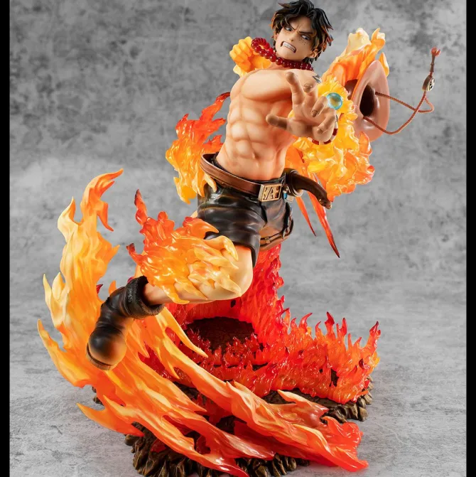 One Piece -Portgas D. Ace Statue / Neo-Maximum - 15th Anniversary: MegaHouse