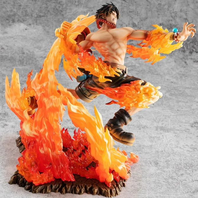 One Piece -Portgas D. Ace Statue / Neo-Maximum - 15th Anniversary: MegaHouse